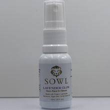 Load image into Gallery viewer, Glowing Skin - Lavender Glow Nano Face Oil Serum with Lavender, Geranium, Argan, and Hemp Seed Oil - SOWLoils